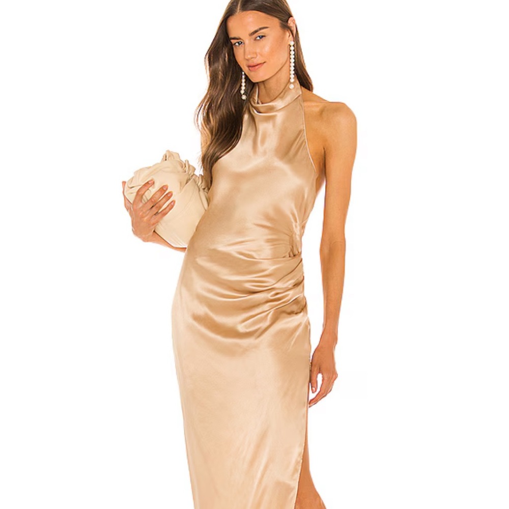 Amanda Uprichard X REVOLVE Samba Gown in toffee